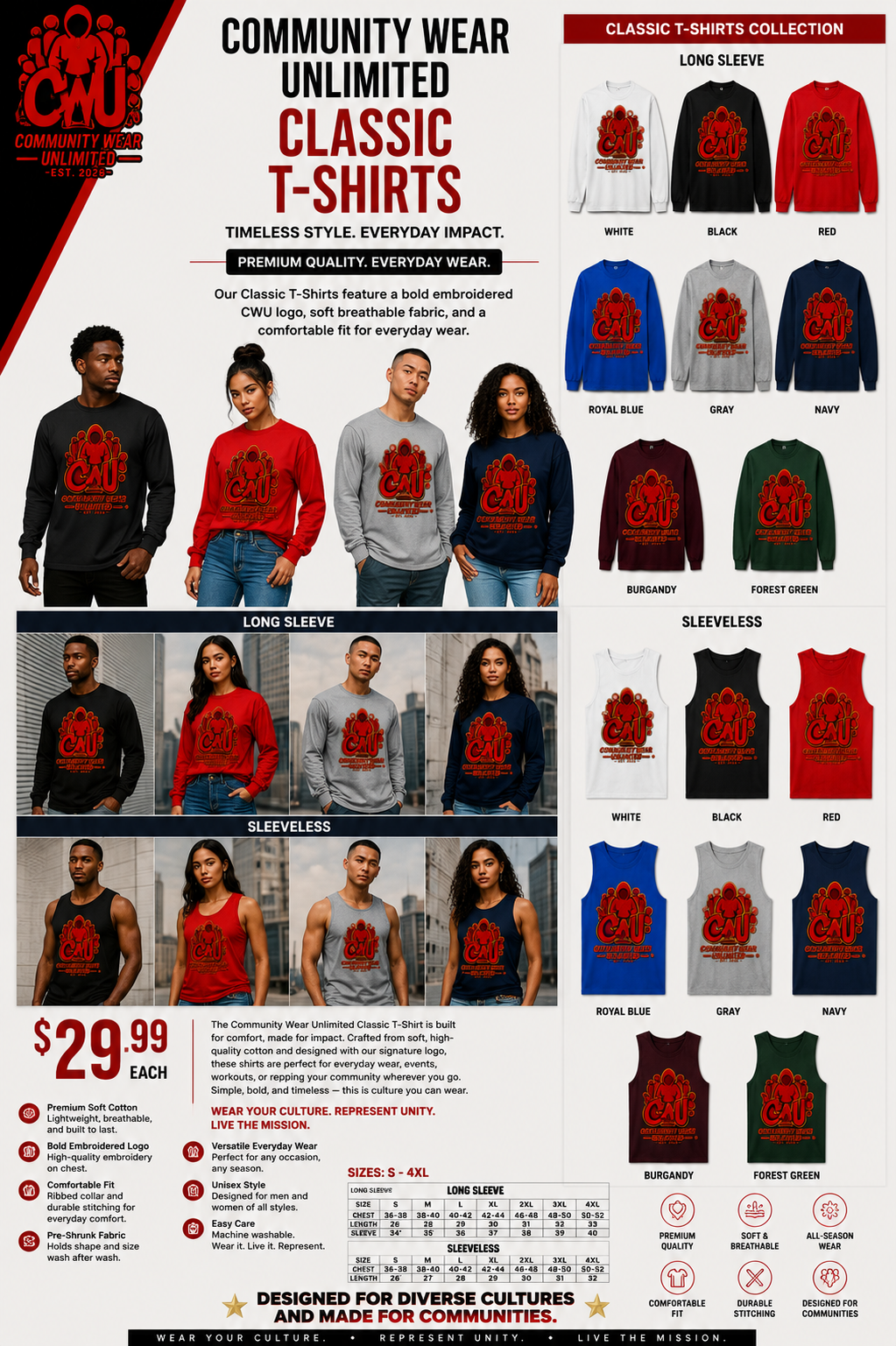 Community Wear Unlimited classic t shirt