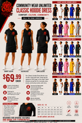 Community Wear Unlimited classic hoodie dress